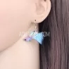 Blue Grass Guppy Earrings