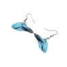 Blue Betta Earrings